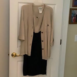 Dress with matching jacket